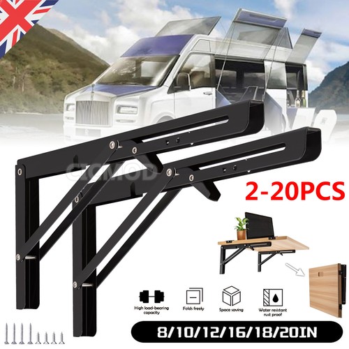 20x folding shelf brackets - folding,