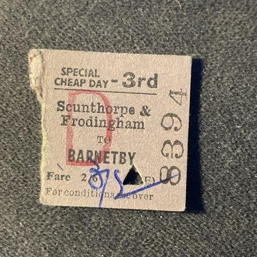 Half railway ticket - railway, (