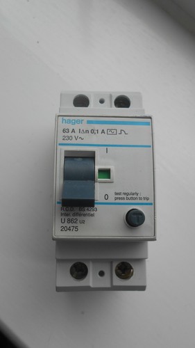 Hager amp 100ma rcd type - amp,