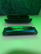 Kongsheng Solar20 Ten Hole Harmonica with Black zip case