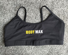 BODYMAX Black Cropped Exercise Top