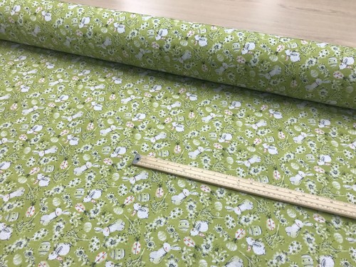 Easter cotton print bunnies - ,