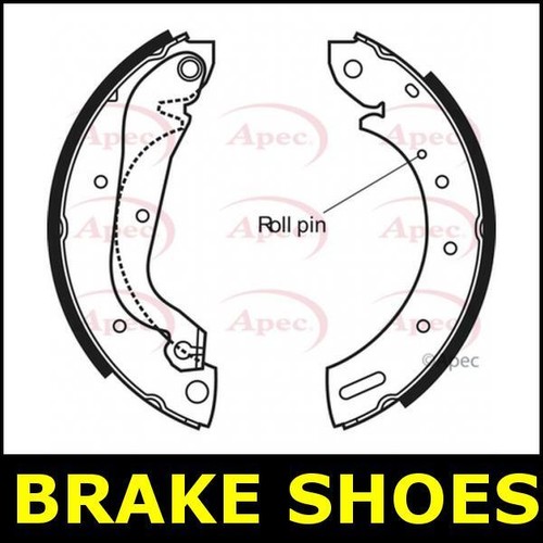 Brake shoes rear - rear, for