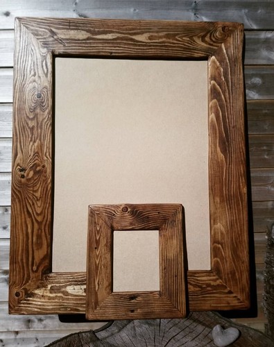 Wood canvas photo frame - canvas,