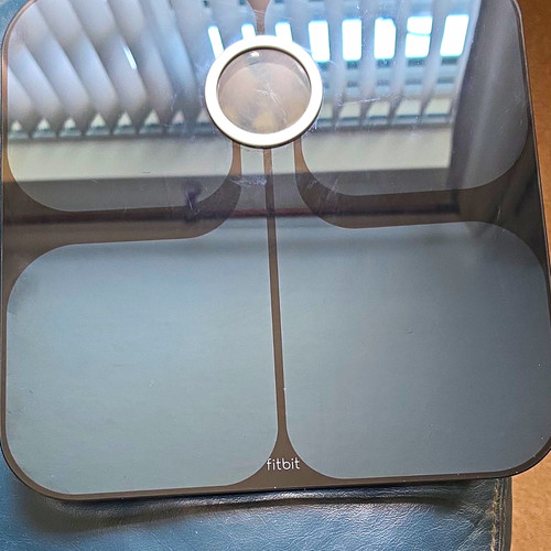 Fitbit black glass smart body - fitbit,