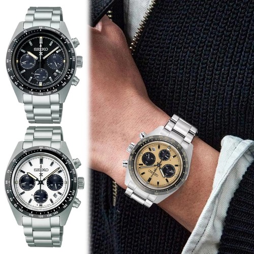 New seikos white black - seikos, white/black.dial