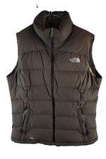 THE NORTH FACE 700 Down Brown Gilet size S Womens puffer Vest Casual Outdoors