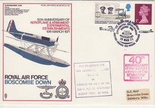 GB Stamps RAF Souvenir Cover RAF Boscombe Down, Armaments, Schneider Trophy 1971