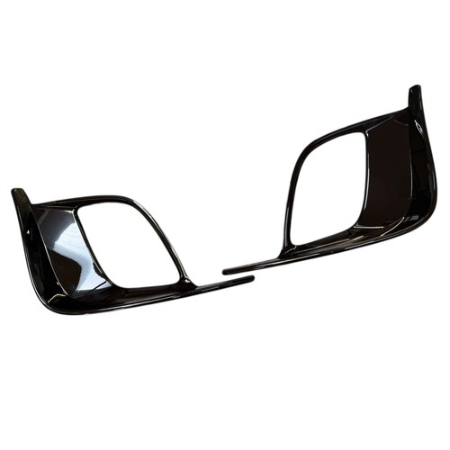 Gloss black front bumper - front,