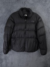 North Face Jacket Men Medium Black 1996 Retro Nuptse 700 Puffer Feather Down TNF