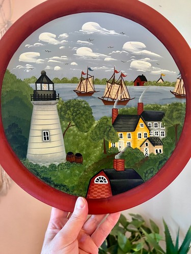 American folk art hand - american,