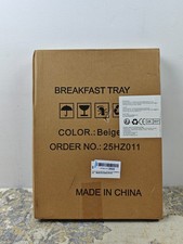 Bamboo Bed Tray Table with Folding Leg, Breakfast in Bed Tray for Eating,TV Tabl