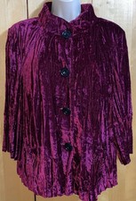 Red Velvet Evening Jacket Size