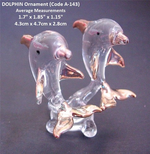 Collectors glass dolphin - collectors,