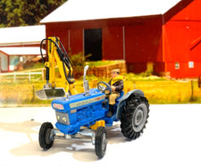 CORGI.1:43.FORD 5000 SUPER MAJOR TRACTOR.DIGGER.TRENCHING BUCKET.EVCAVATOR.SCOOP