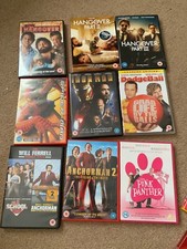 Comedy Night in DVD Bundle Hangover 1 2 3 Dodgeball Anchorman Panther Spiderman