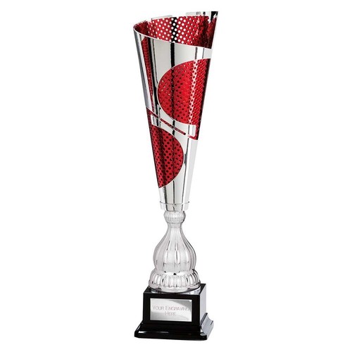 Silver red cup laser - &,