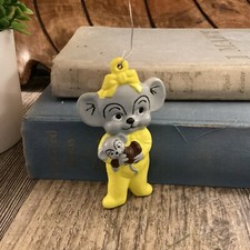 Mouse In Pajamas With Doll