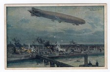 Zeppelin air mail postcard - zeppelin/,