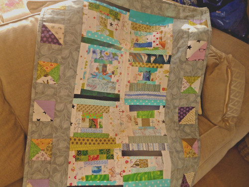Handmade vintage patchwork cot - vintage,