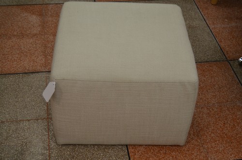 Natuzzi footstool square linen - square,