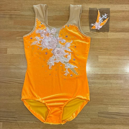 Baton twirling costume leotard