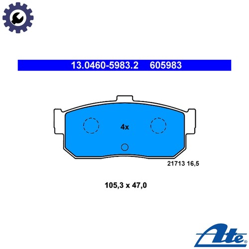 Brake pad set - brake,