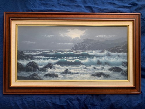 Stunning cornish seascape - cornish, oil