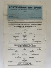 Tottenham A v Sheppey United, Metropolitan League Challenge Cup, 1965/66