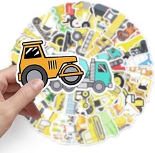 50 Stickers Vehicles Big