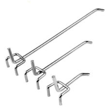 25pcs Peg Board Hooks Workshop Garage Pegboard Hanging Tool Storage Display 8"