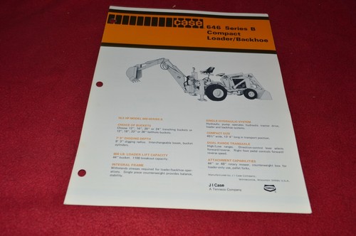 Case tractor 646 series - series, b