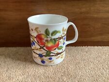 Rose of England Apple & Blackberry Fruit Bone China Mug Cup 3.5 ins tall  approx