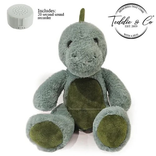 Heart beat dinosaur teddy bear - beat,