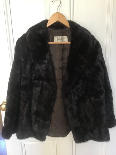 Real fur vintage mink - , jacket