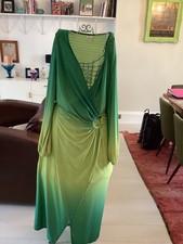 river island 18 Plus green dress