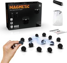 Magnetic Chess Game,Magnetic Game With String,Travel Chess Game for Adults,Educ