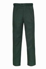 Green Pinstripe Trousers