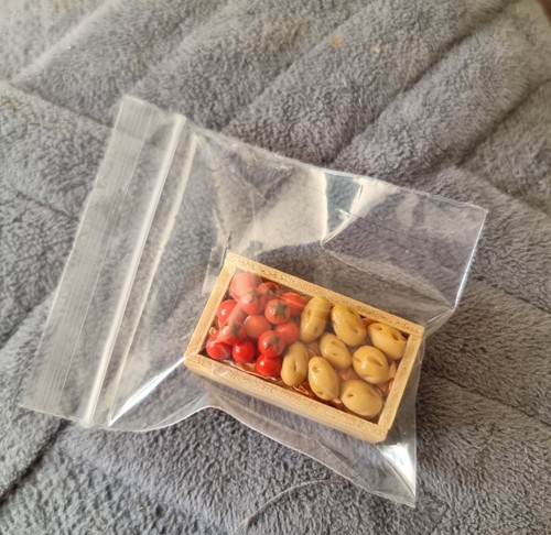 Dolls house vegetable crate - dolls,