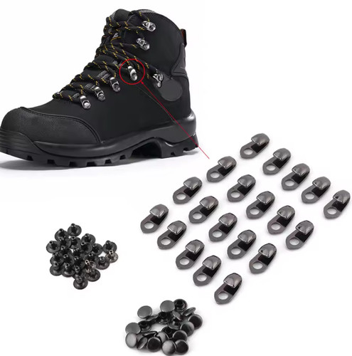 Sets boot lace hooks with - boot,