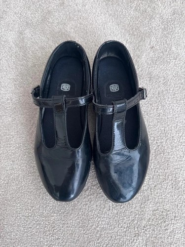 Clark kids black patent - black,