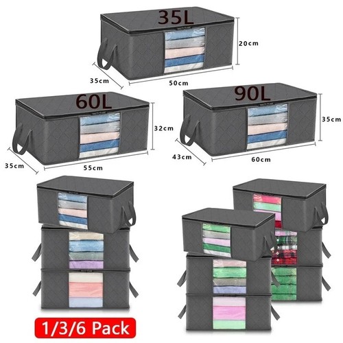 Pack clothes storage bag - 1/3/6,