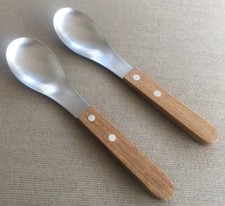2 Oval Soup Spoons Farmers