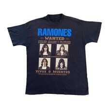 1996 Ramones Adios Amigos Brixton Gig Farewell Tour Vintage T-Shirt Size L. Punk