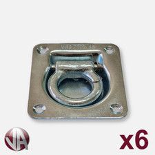 6 x Cargo Lashing Rings Tie