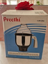 New Indian Preethi Mixer Grinder Jar for all models   1.5  litres  🇬🇧 