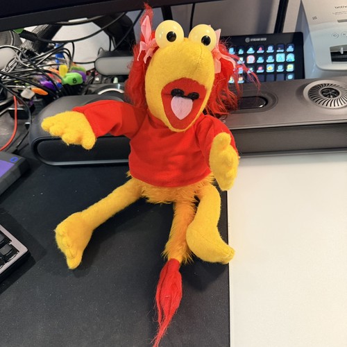 Fraggle rock red plush jim - rock, plush,