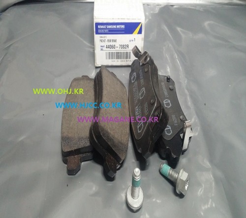 Renault brake pad - pad, (rear)