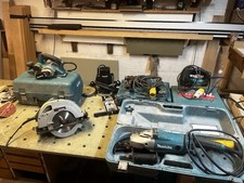 Bundle Of 110 V Tools , Sds, Circular Saw , Planer, Router, 9 Inch Angle Grinder