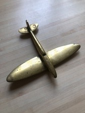 WW2 Trench Art Brass Spitfire